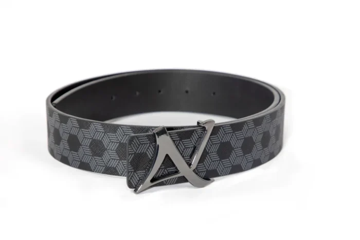 AU NOIR Belt | Shelby Gunmetal, Black - Image 1