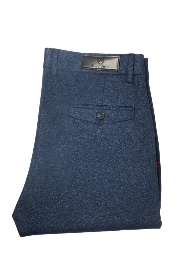 Au Noir Dressy Stretch Pant | Beretta Bale Navy - Image 3